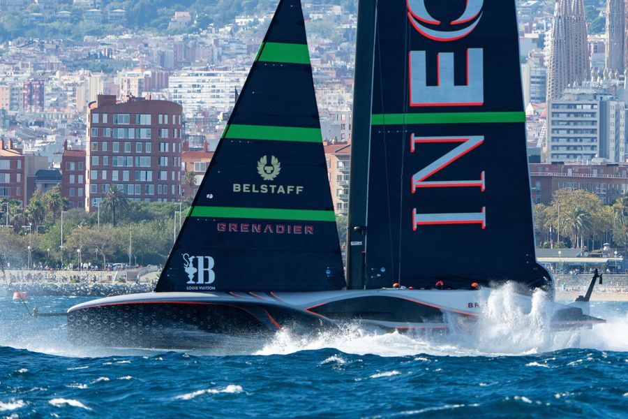 September 29, 2024. Louis Vuitton Cup, Final Race Day 3. INEOS BRITANNIA Photo Credit: AC37 media