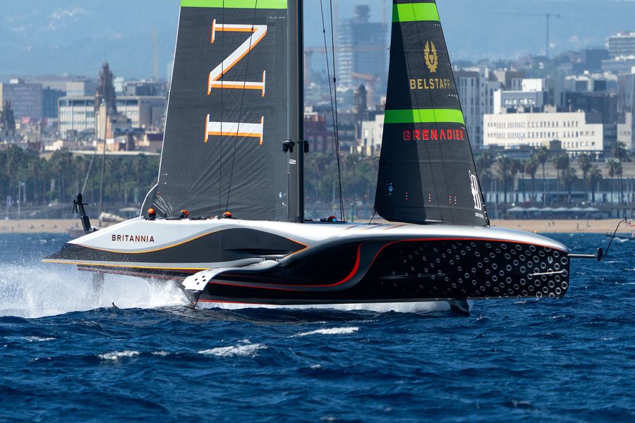 October 01, 2024. Louis Vuitton Cup, Final Race Day 5. INEOS BRITANNIA Photo Credit: AC37 media