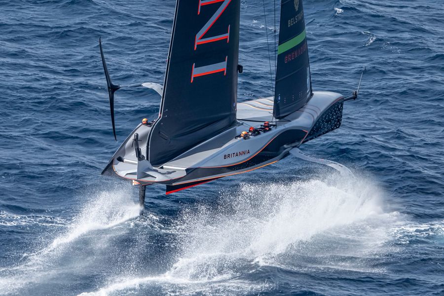October 01, 2024. Louis Vuitton Cup Final, Race Day 5. INEOS BRITANNIA Photo Credit: AC37 media