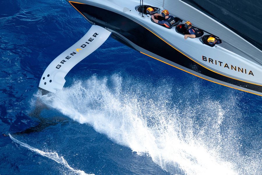 October 04, 2024. Louis Vuitton Cup, Final Race Day 7. INEOS BRITANNIA Photo Credit: AC37 media