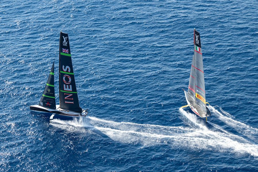 October 04, 2024. Louis Vuitton Cup, Final Race Day 7. Photo Credit: AC37 media