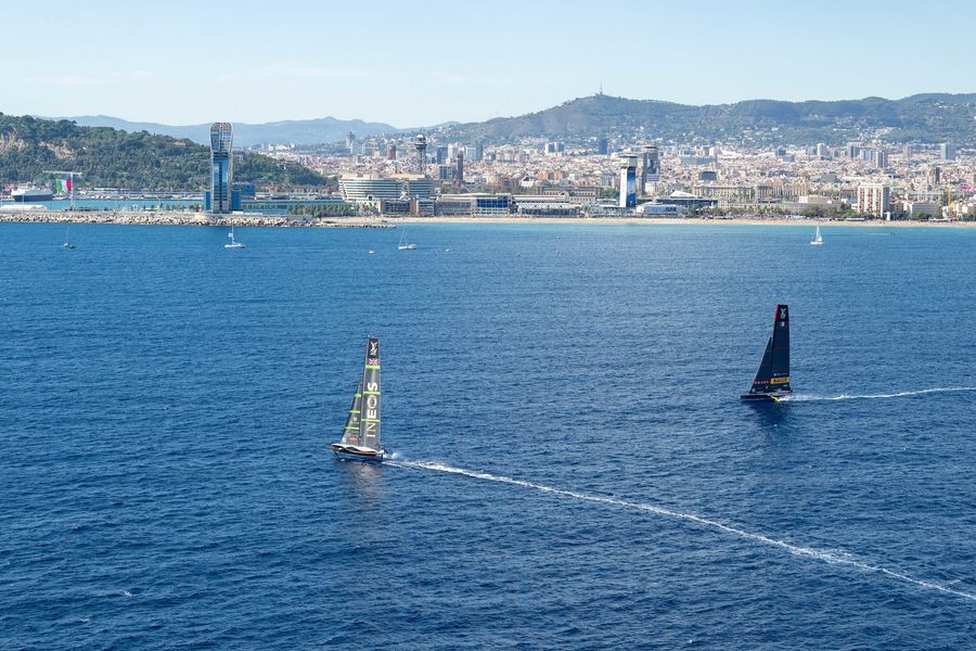 October 04, 2024. Louis Vuitton Cup, Final Race Day 7. Photo Credit: AC37 media