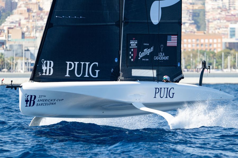 October 05, 2024. 37th America’s Cup -Puig Women's America's Cup, Qualifying - Group A. NYYC American Magic Women's Team. Photo Credit: AC37 media