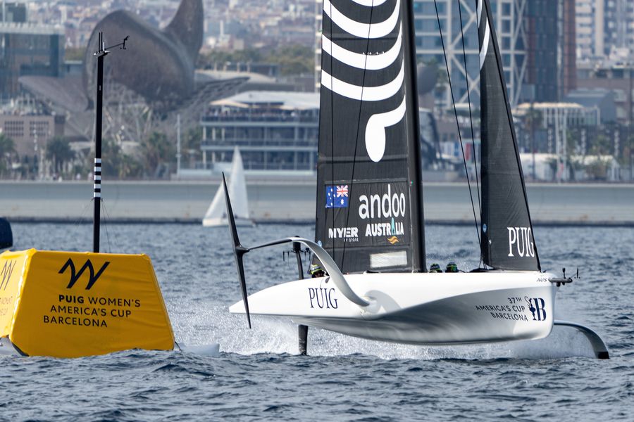 October 02, 2024. Puig Women's America's Cup, Qualifying - Group B. Andoo Team Australia Women's Team. Photo Credit: AC37 media