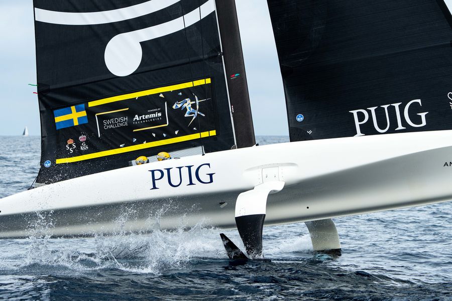 October 02, 2024. Puig Women's America's Cup, Qualifying - Group B. Swedish Challenge Women’s Team powered by Artemis Technologies. Photo Credit: AC37 media