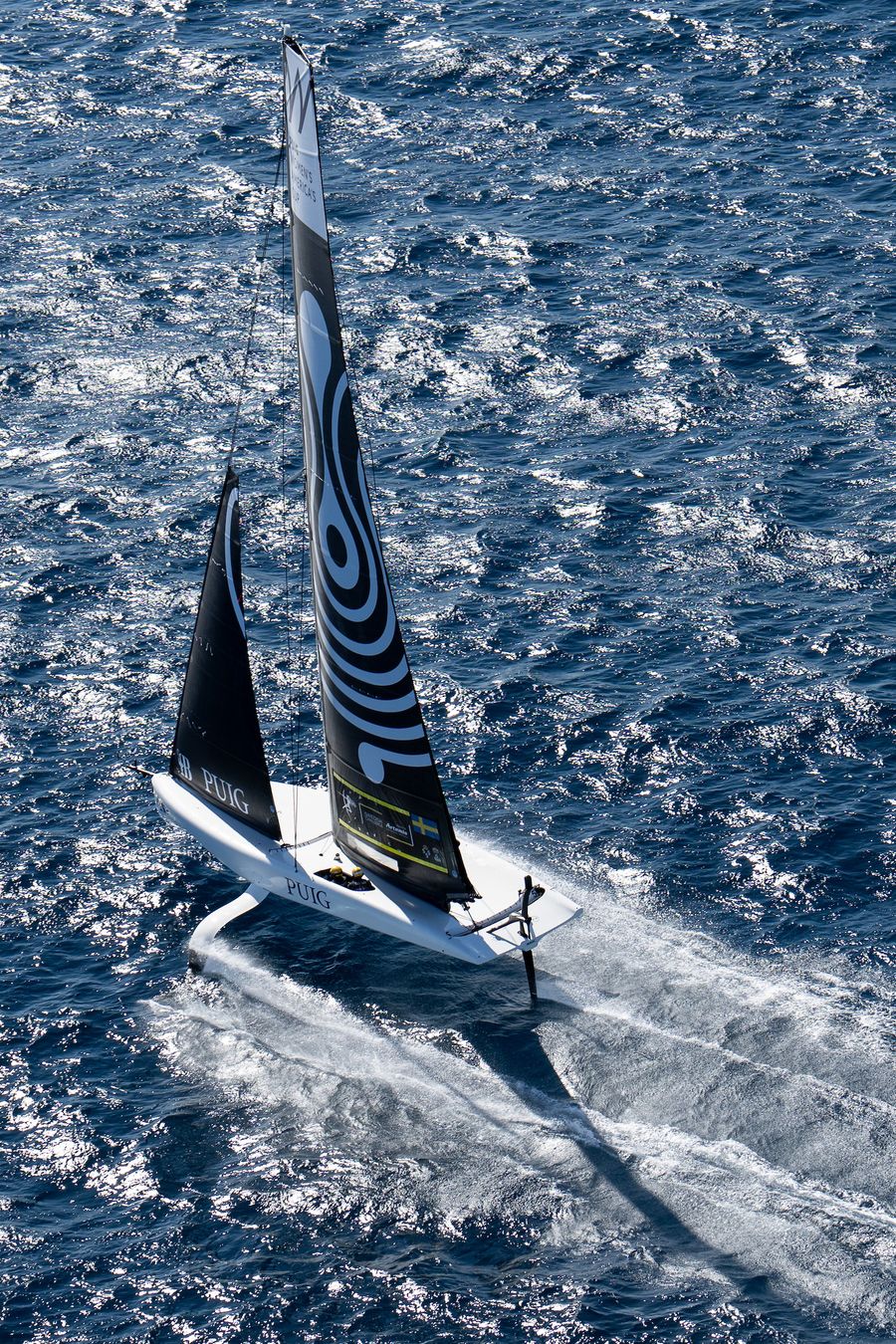 October 08, 2024. Puig Women's America's Cup, Qualifying - Group A. Swedish Challenge Women’s Team powered by Artemis Technologies Photo Credit: AC37 media