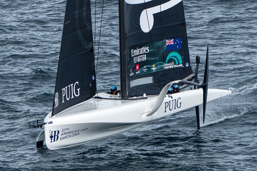 October 11, 2024. Puig Women's America's Cup, Qualifying - Group A. Emirates Team New Zealand Women's Team Photo Credit: AC37 media