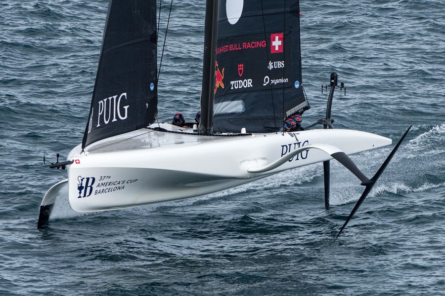 October 11, 2024. Puig Women's America's Cup, Qualifying - Group A. Alinghi Red Bull Racing Women's Team Photo Credit: AC37 media