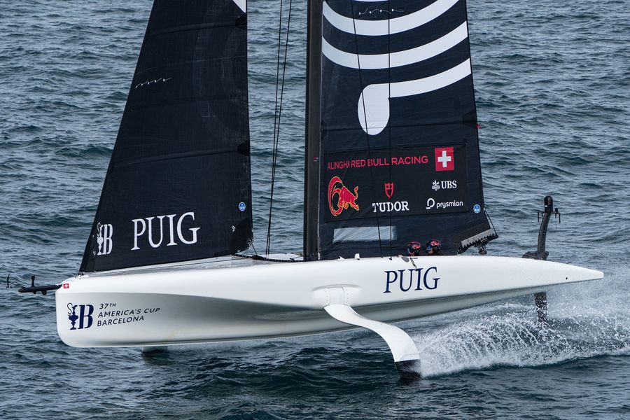 October 11, 2024. Puig Women's America's Cup, Qualifying - Group A. Alinghi Red Bull Racing Women's Team Photo Credit: AC37 media