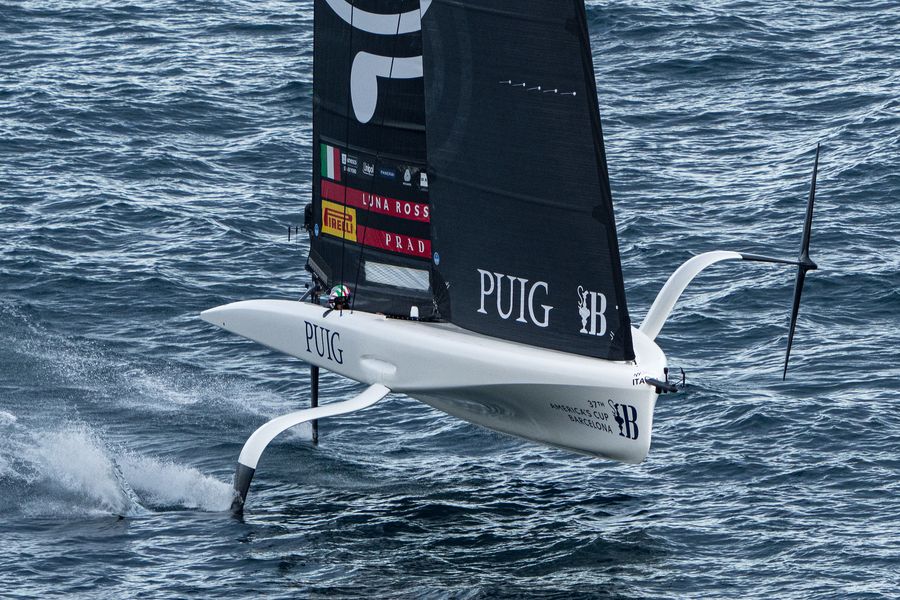 October 11, 2024. Puig Women's America's Cup, Qualifying - Group A. Luna Rossa Prada Pirelli Women's Team Photo Credit: AC37 media