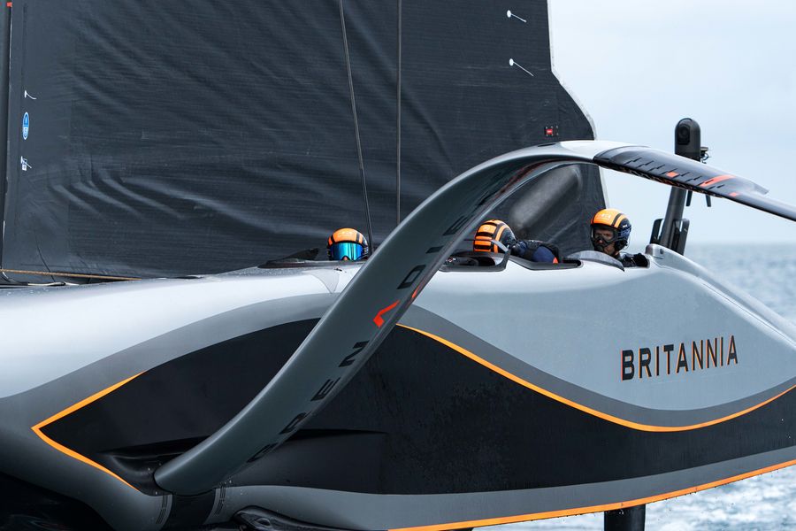 October 12, 2024. Louis Vuitton 37th America's Cup, Race Day 1. INEOS BRITANNIA Photo Credit: AC37 media