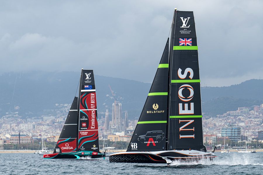 October 12, 2024. Louis Vuitton 37th America's Cup, Race Day 1. Photo Credit: AC37 media