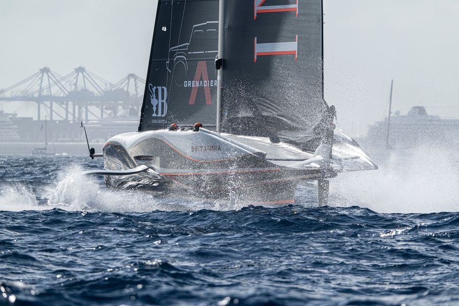 October 16, 2024. Louis Vuitton 37th America's Cup, Race Day 4, Race 6. INEOS BRITANNIA Photo Credit: AC37 media