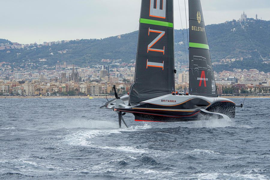 October 18, 2024. Louis Vuitton 37th America's Cup, Race Day 5, Race 7. INEOS BRITANNIA Photo Credit: AC37 media