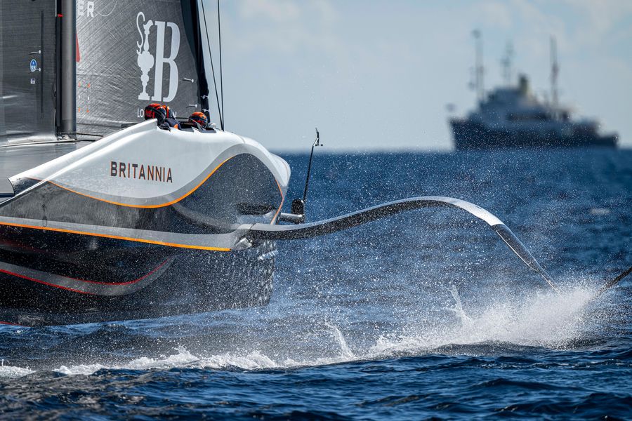 October 19, 2024. Louis Vuitton 37th America's Cup, Race Day 6, Race 9. INEOS BRITANNIA Photo Credit: AC37 media