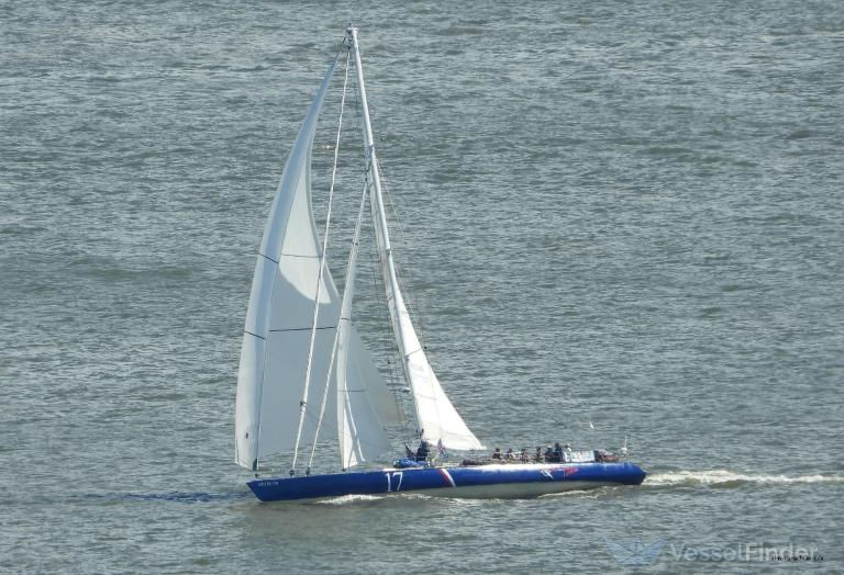 Wilfrid Clerton aboard the vintage mono ECHO-MER.