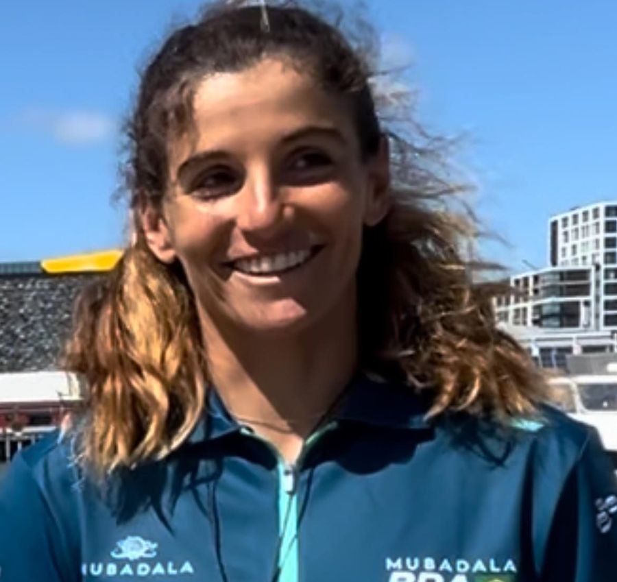 Martine Grael, Driver of SailGP team Mubadala Brazil at Auckland 15/1/25