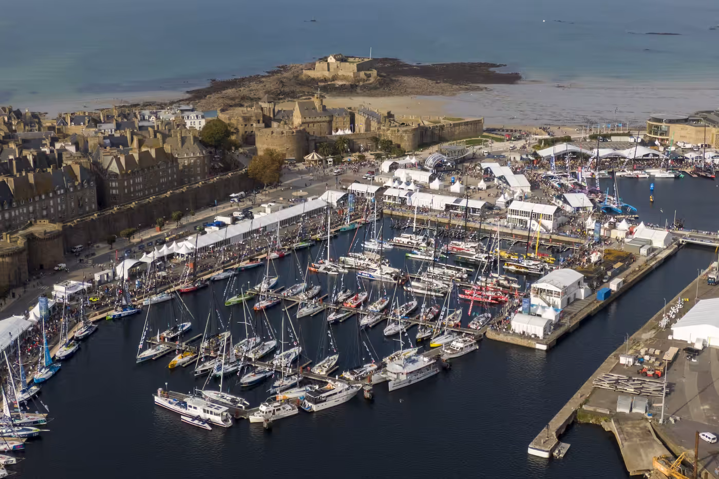 Saint-Malo's race village has gone 100% electric