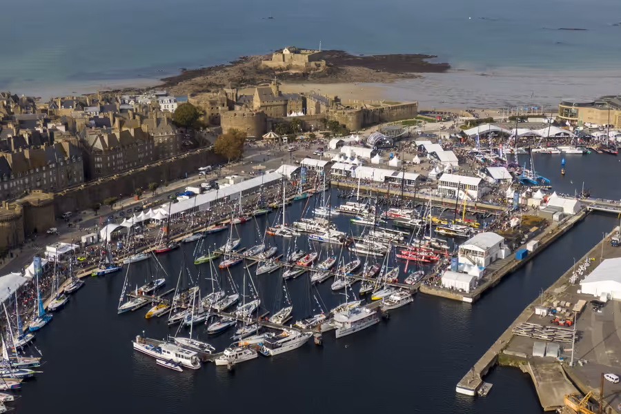 Saint-Malo's race village has gone 100% electric