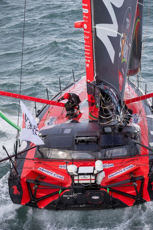 Maître Coq V skipper Yannick Bestaven (FRA) is pictured on October 8, 2024 off La Rochelle, France - Photo Credit Christophe Breschi