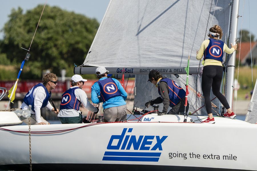 Pinckney and Kemp one win from gold at Youth Match Racing Worlds, 25 June 2026