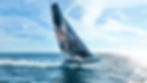 Maxime Sorel's IMOCA Vaincre la Mucoviscidose heads out to sea. Photo: Pierre Mesnage