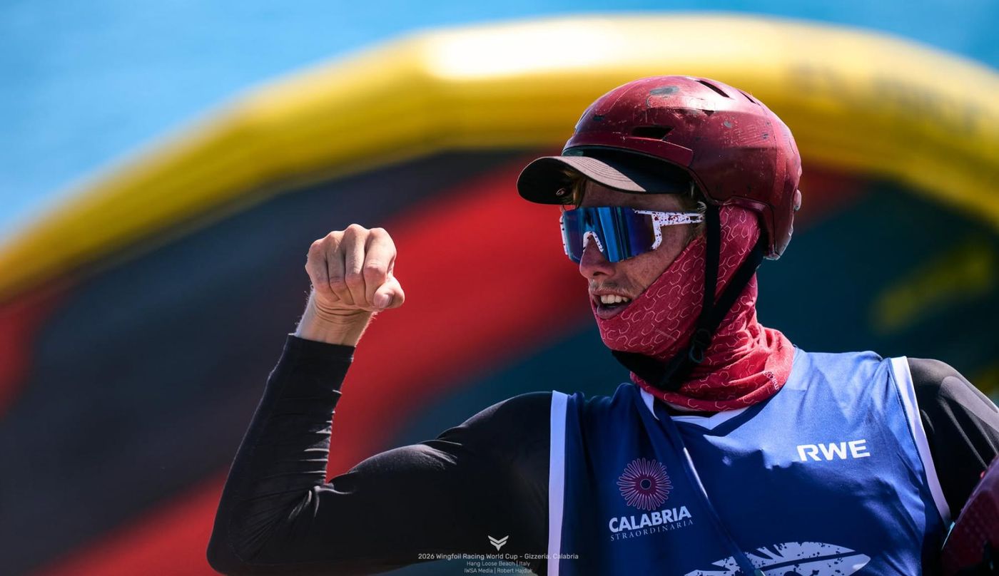 Herbert takes wingfoil World Cup silver in career-best Gizzeria result, 13 July 2026