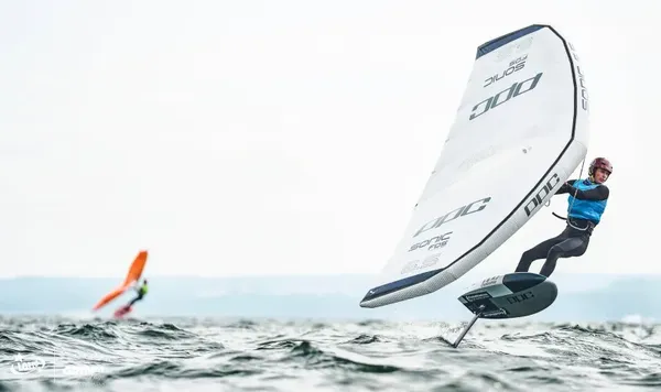 Kosta Gladiadis racing to victory in the final