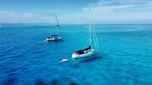 A dinghy on the water, the type of small craft now covered by the new lifejacket rules
