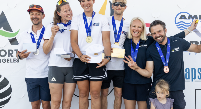British pair top San Pedro 470 racing at future LA2028 Olympic venue, 25 July 2026