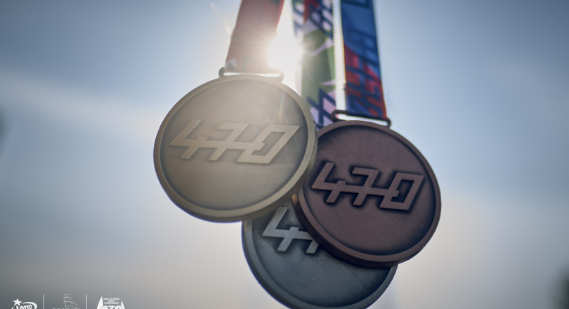 World champions and defending Europeans collide at 470 junior title race in Nida, 21 July 2026