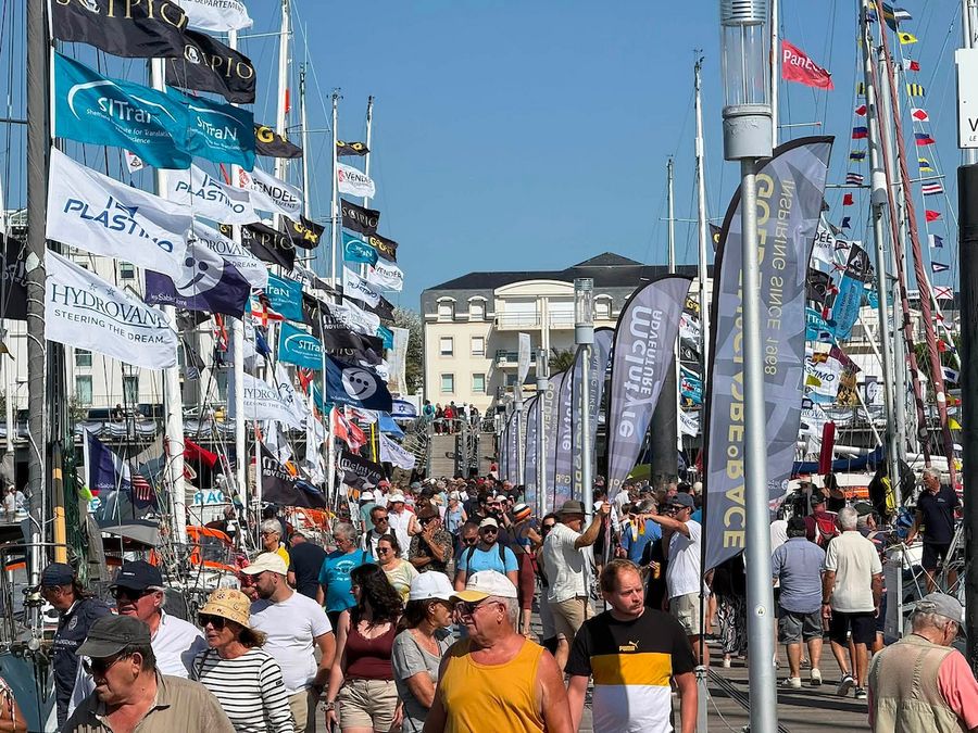 Crowds fill the Vendée marina to farewell the 16 solo skippers ahead of their seven to eight months of non-stop, unassisted sailing around the world.