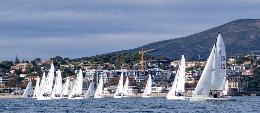 Boats gather at Cascais ahead of the 2026 J/70 World Championship