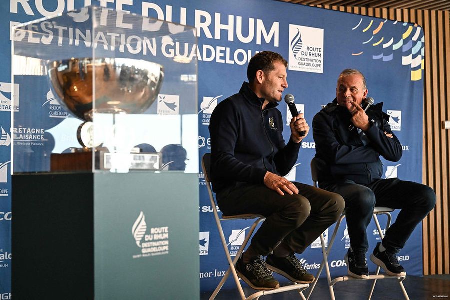 Charles Caudrelier and French sleep specialist Dr François Duforez discuss rest strategies ahead of the race