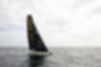 The IMOCA Café Joyeux under sail