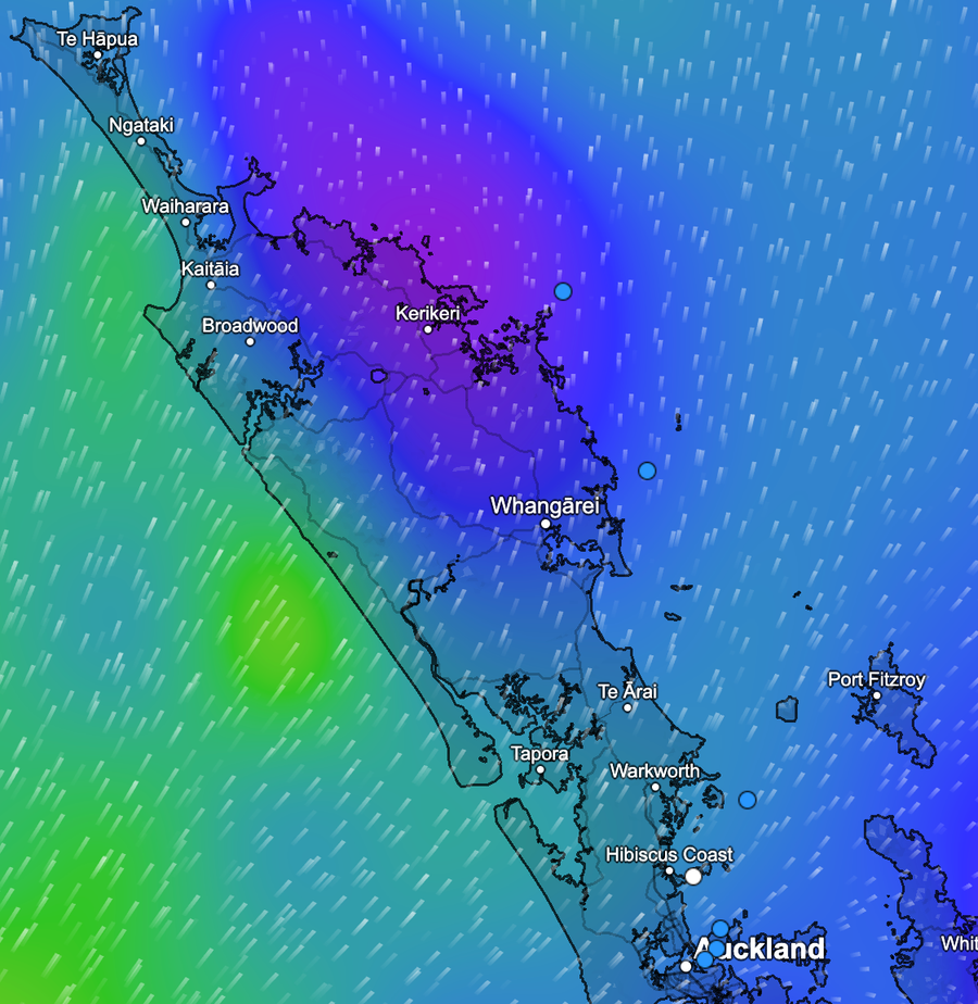 A bit after lunch, this is the wind forecast. Nothing will be fast...