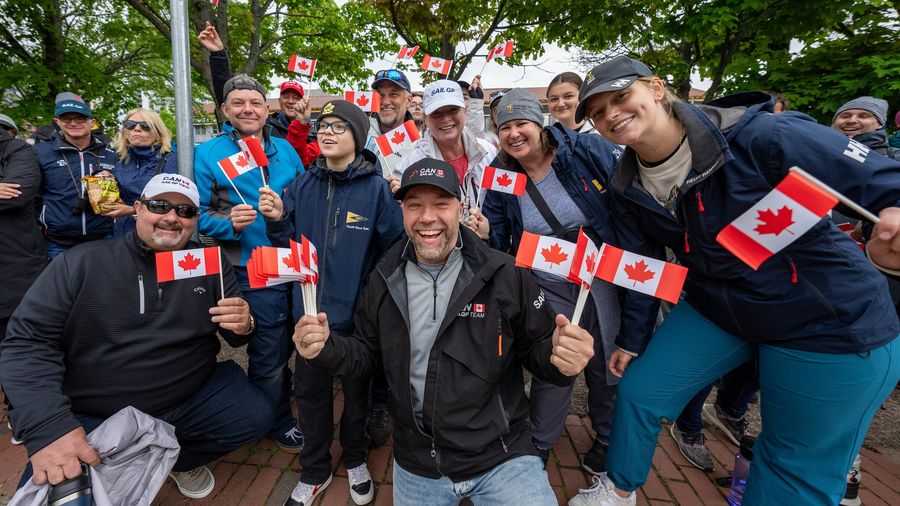 NorthStar supporters turn out in force to cheer on the action in Halifax