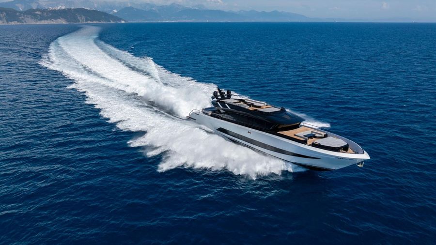 On exhibition: The 2024 AB110, Ab Yachts Picture Credit: MYS Website