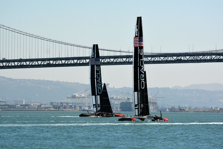 AC72 Team Oracle Boats. Photo Credit: D Ramey Logan