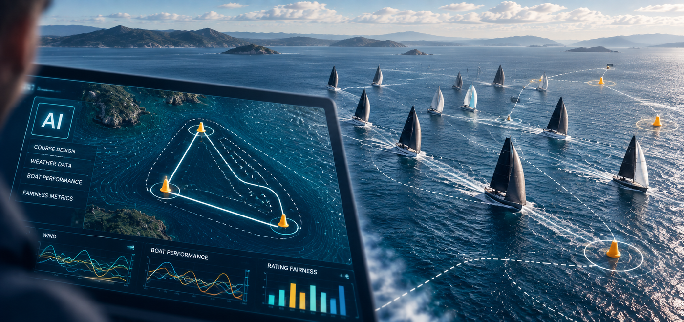AI-powered yacht race analysis