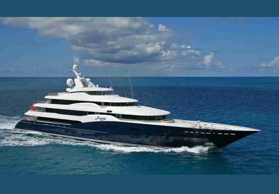 Abeking & Rasmussen Amaryllis, the longest boat at FLIBs. Image credit- @Flibs