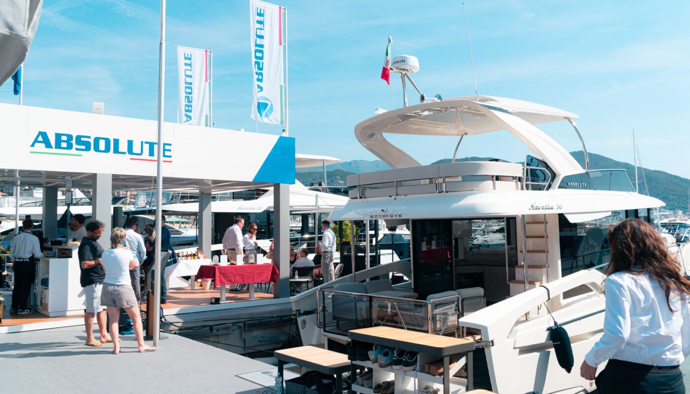 Three Navetta models launched under Italian skies at Absolute Yachts event, 28 May 2026