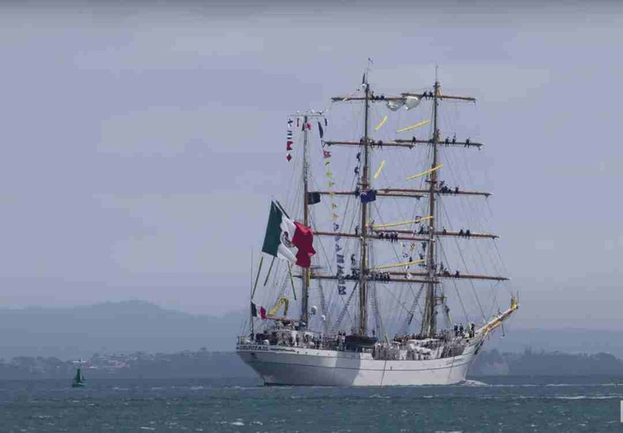 Auckland Welcomes ARM Cuauhtémoc - The Mexican Navy’s Proud Tall Ship Visits New Zealand / 9. Photo credit: Roger Mills