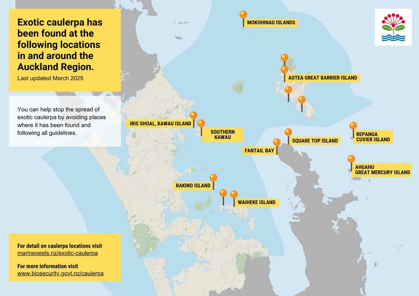 Aucklandlocations - March 2025
