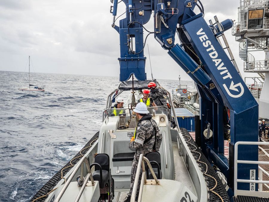 A coordinated rescue across multiple agencies / countries