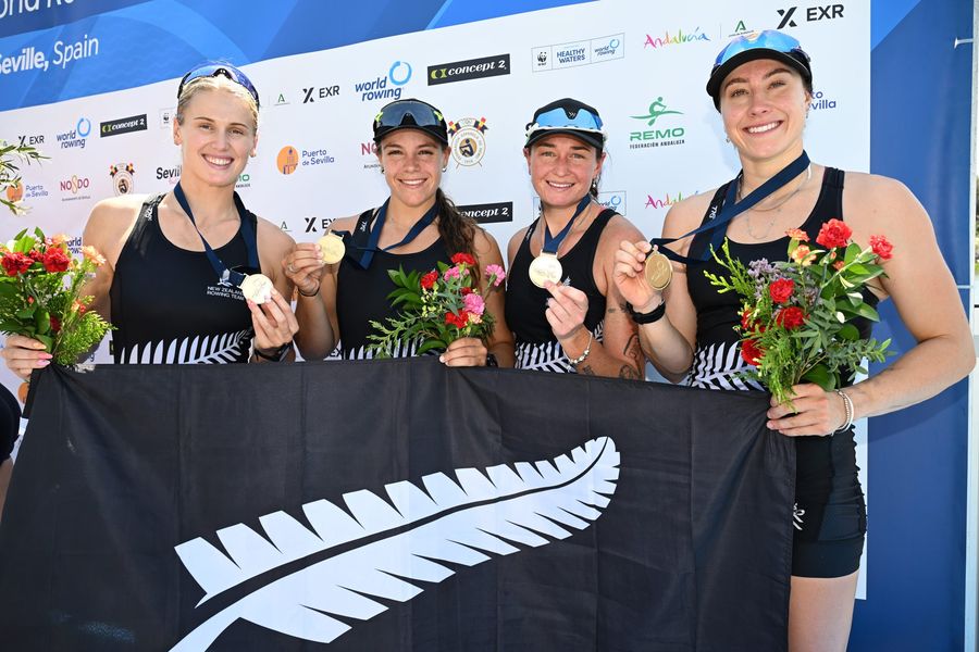 Taylor and Welch gold caps Seville campaign for NZ rowers, 31 May 2026