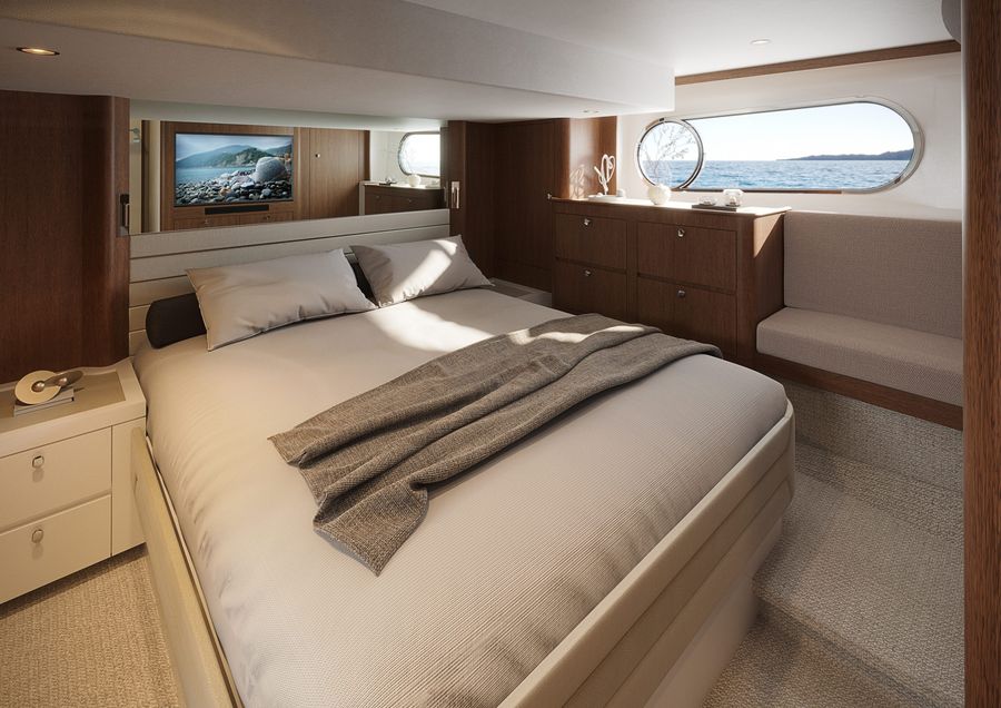 Riviera unveils Belize 55 Daybridge at Newport debut show, 15 September 2026