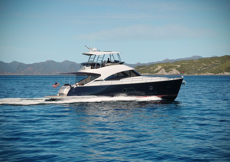 Riviera unveils Belize 55 Daybridge at Newport debut show, 15 September 2026