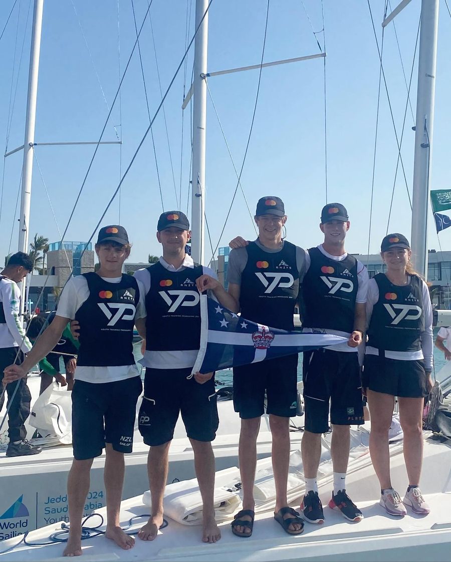 Noah Malpas Youth Match Racing World Championship 2024 @RNZYS on Facbook