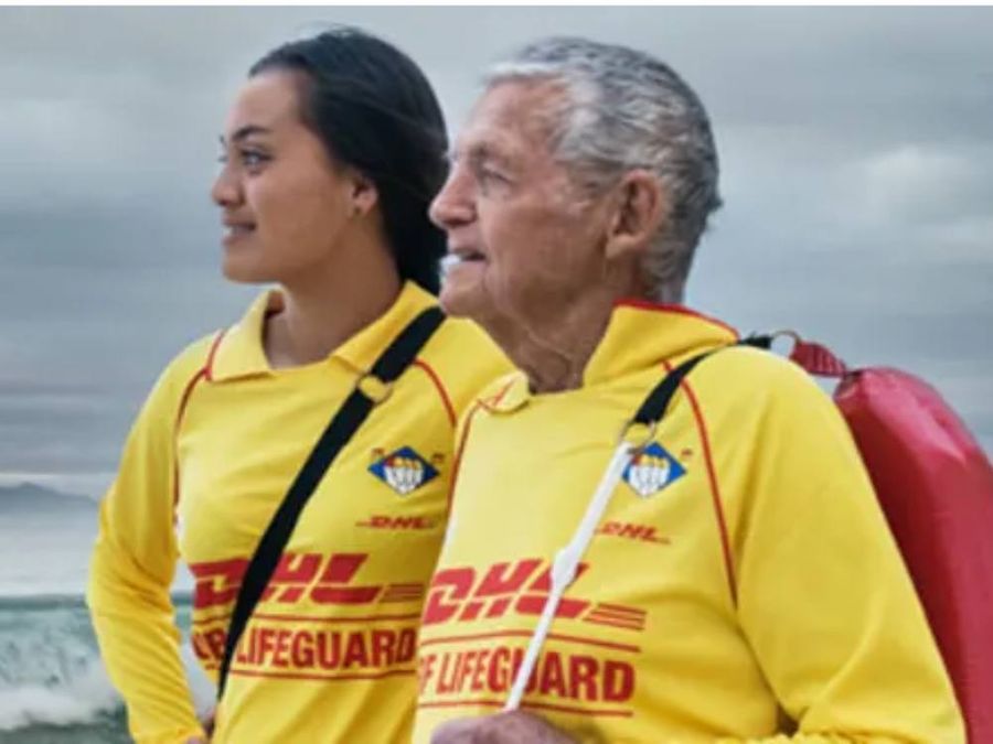 Bill Goodwin, lifeguard for the Whiritoa community